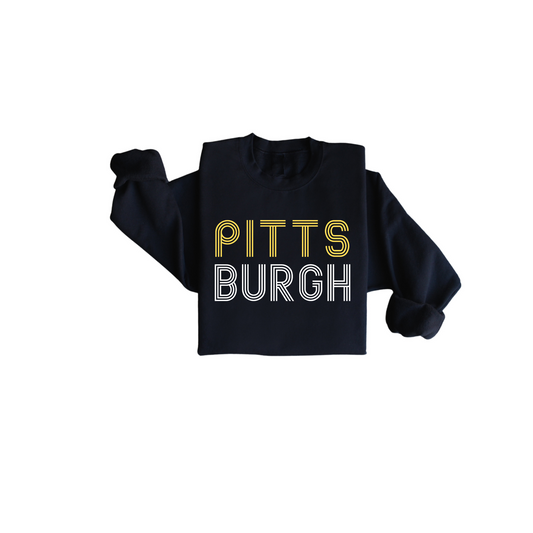 PITTS BURGH RETRO * ADULT pullover